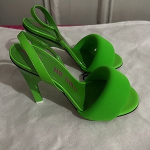 The Attico slingback sandals ; size 37; excellent condition; green